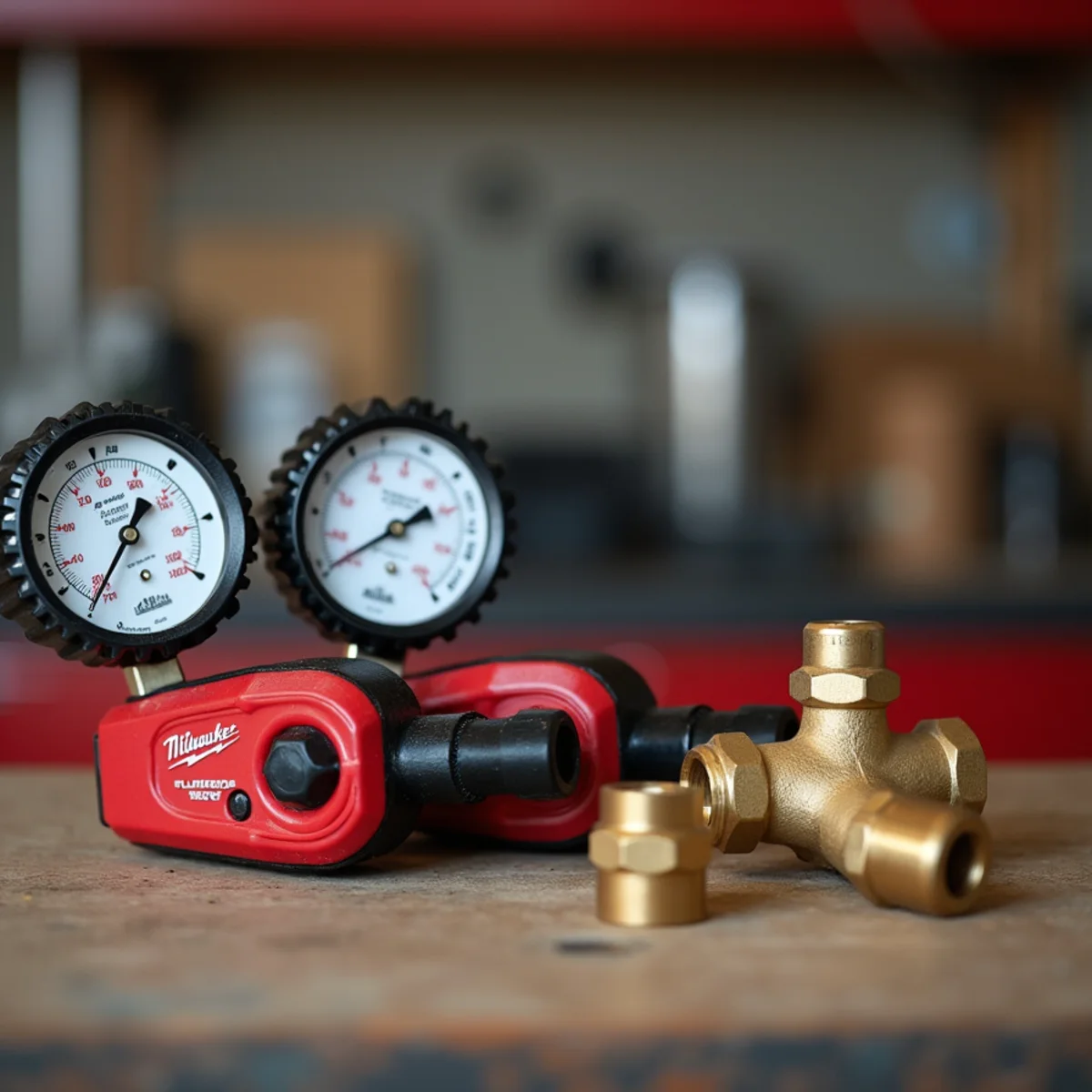 Licensed Iowa master plumber organizing camera diagnostic and pipe repair tools